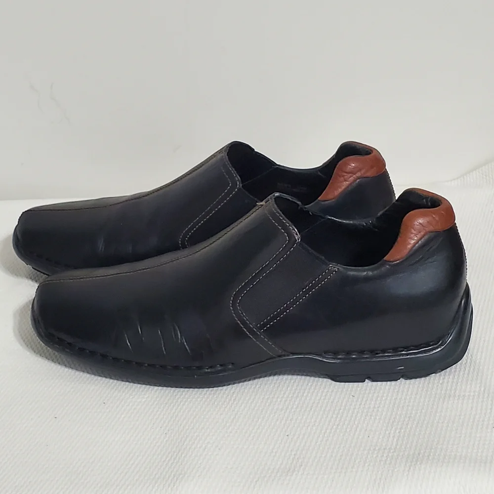 Cole Haan Zeno Black Leather Slip On Driving Loafer Men's 11.5